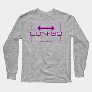 Con-Go Logo Purple Long Sleeve T-Shirt